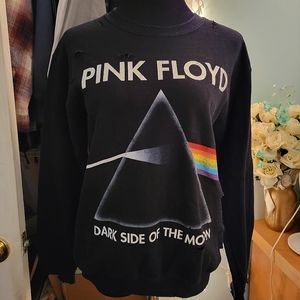Distressed Pink Floyd Darkside of the Moon Sweater